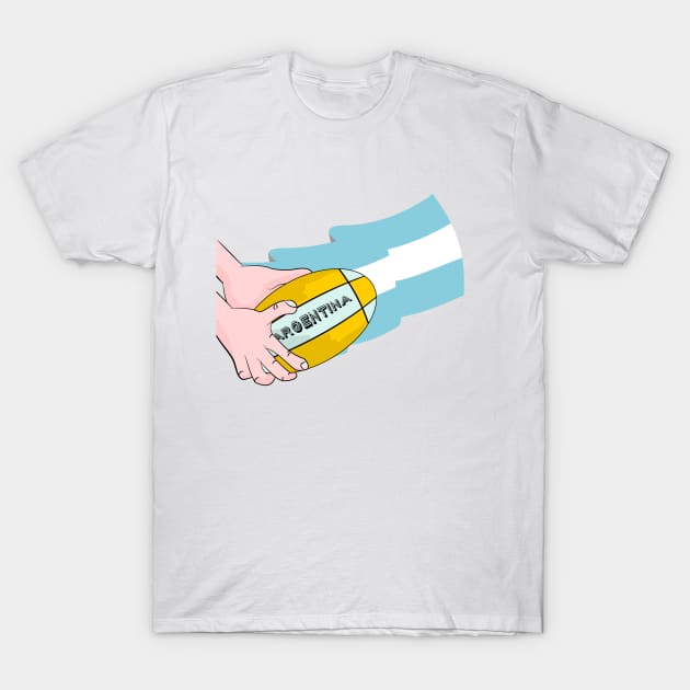 Argentina Rugby T-Shirt by mailboxdisco